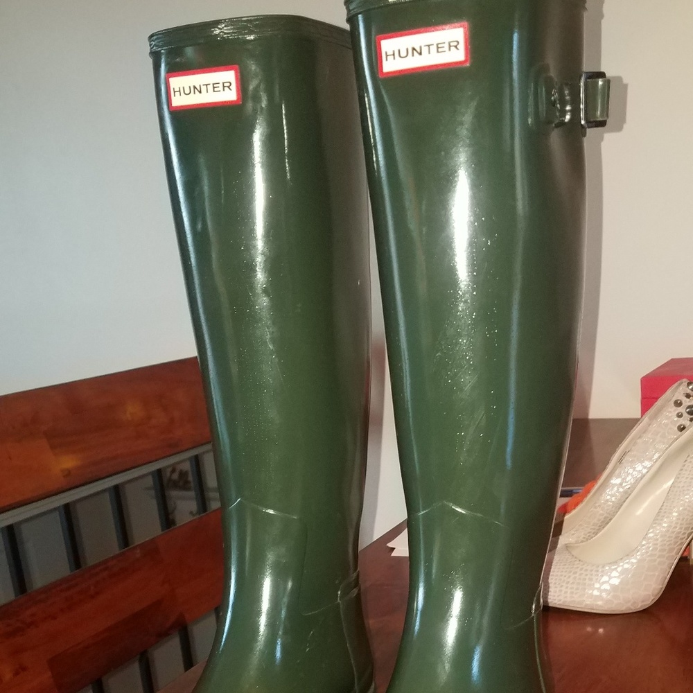 Hunter Tall Rain Boot - Hunter Green